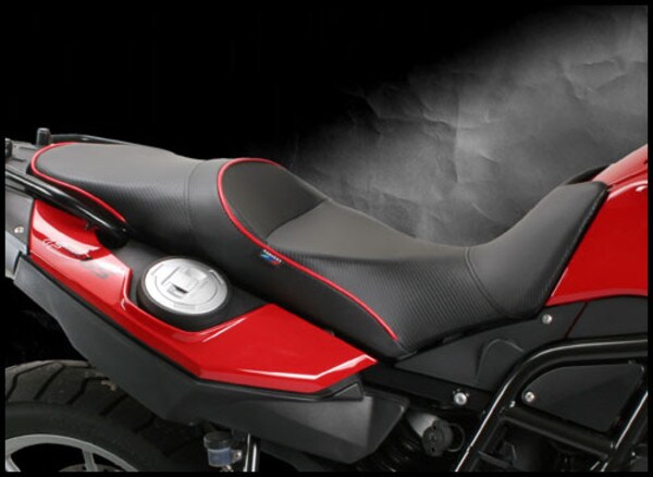 BMW 2008-18 F 650 / 800 GS Sport Touring Seat, Red Welt.